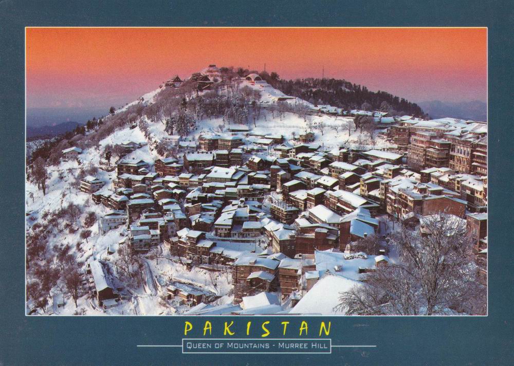 (image for) Pakistan Beautiful Postcard Queen Of Mountains Murree Hills